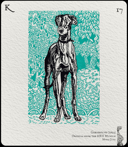 17. Greyhound (1912), Original from the MET Museum, Moriz Jung