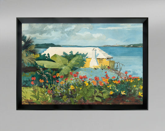 Flower Garden and Bungalow, Bermuda (1899)